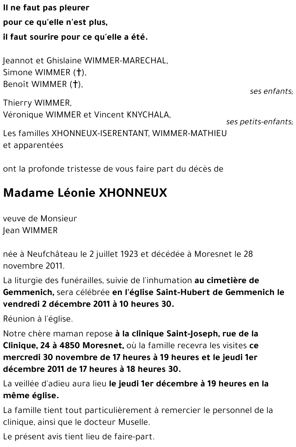 Léonie XHONNEUX