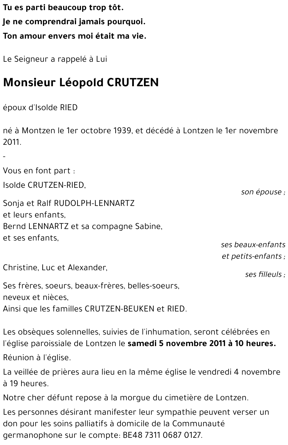 Léopold CRUTZEN