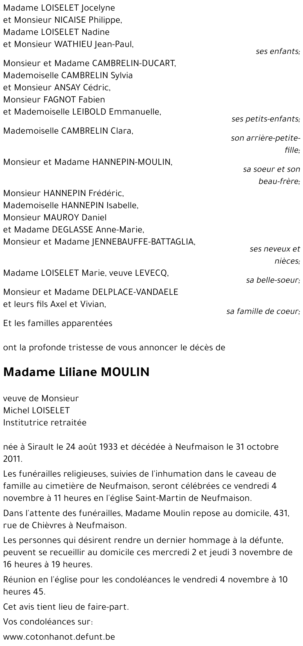 Liliane MOULIN