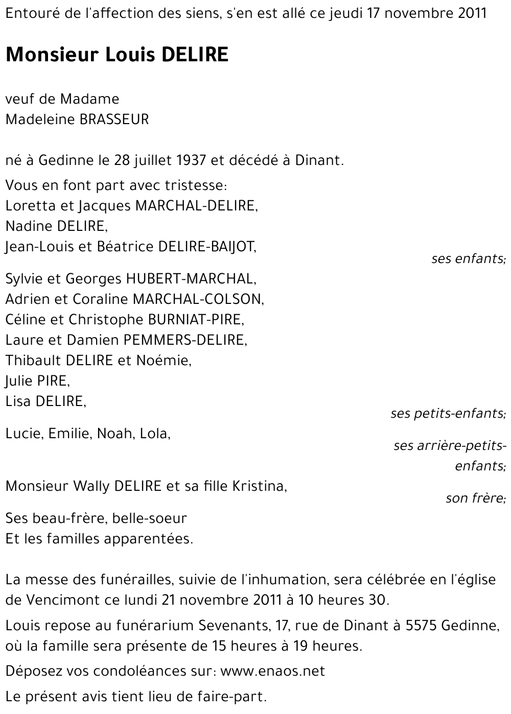 Louis DELIRE