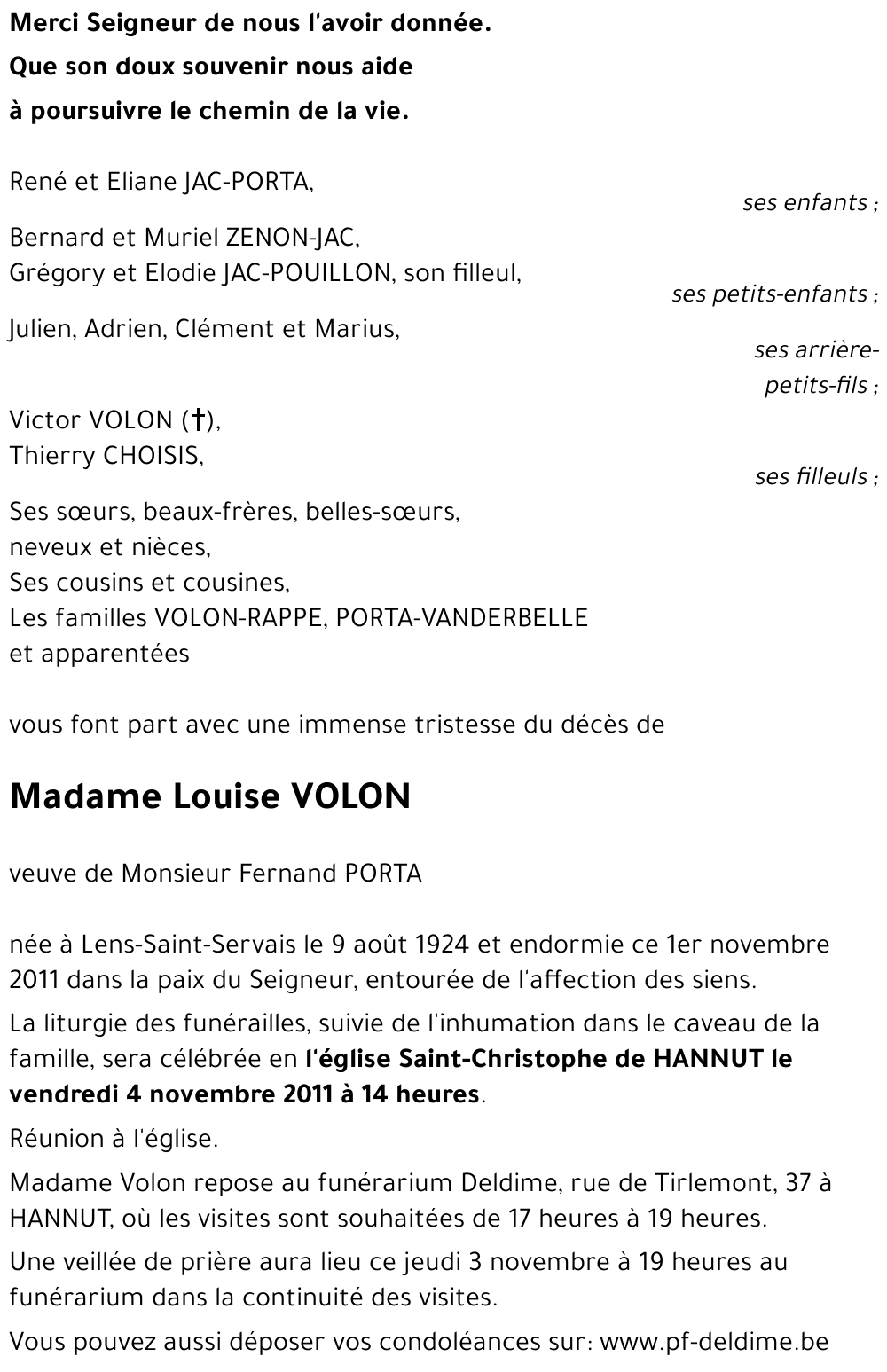 Louise VOLON