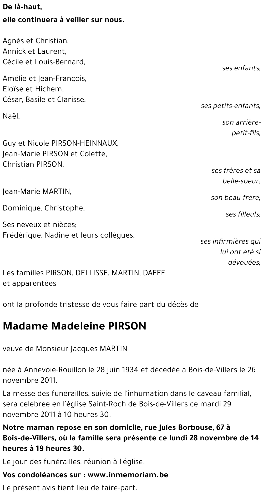 Madeleine PIRSON
