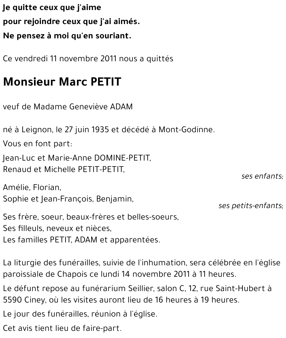 Marc PETIT