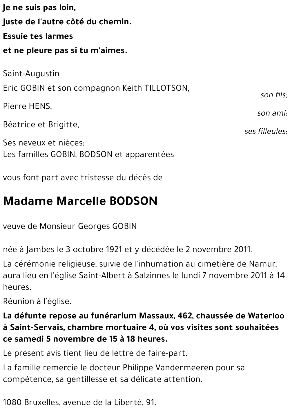 Marcelle BODSON