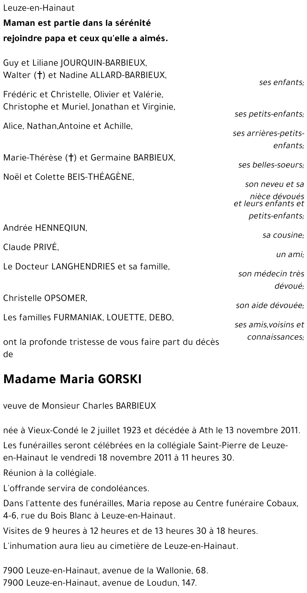 Maria Gorski