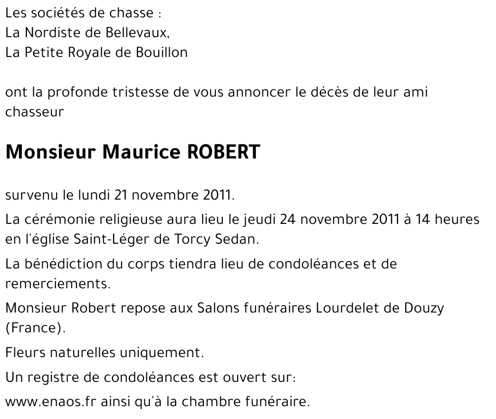 Maurice ROBERT