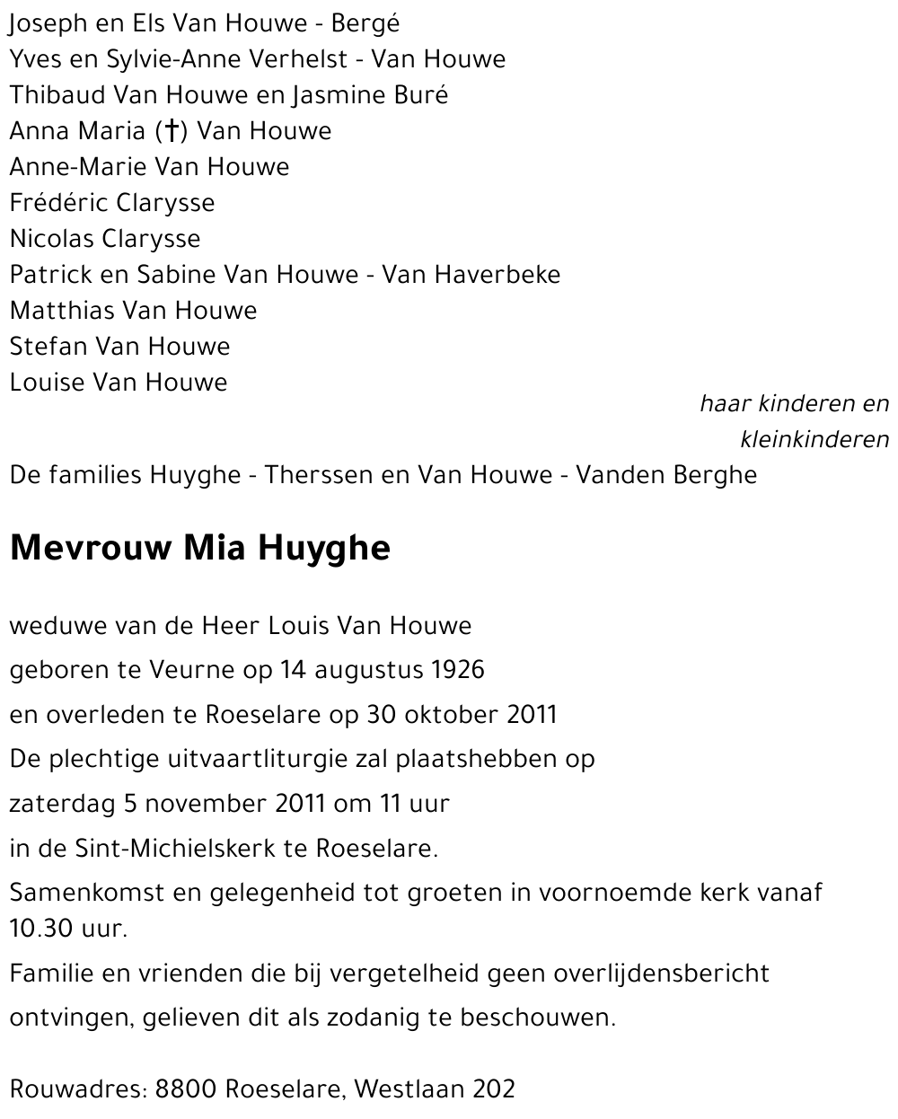 Mia Huyghe