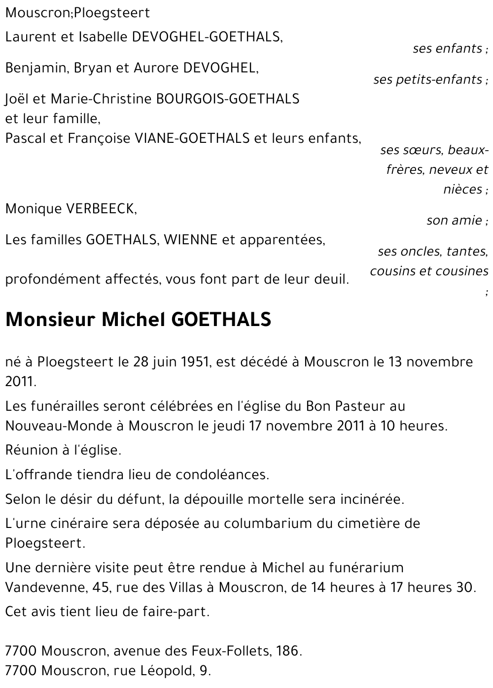 Michel GOETHALS