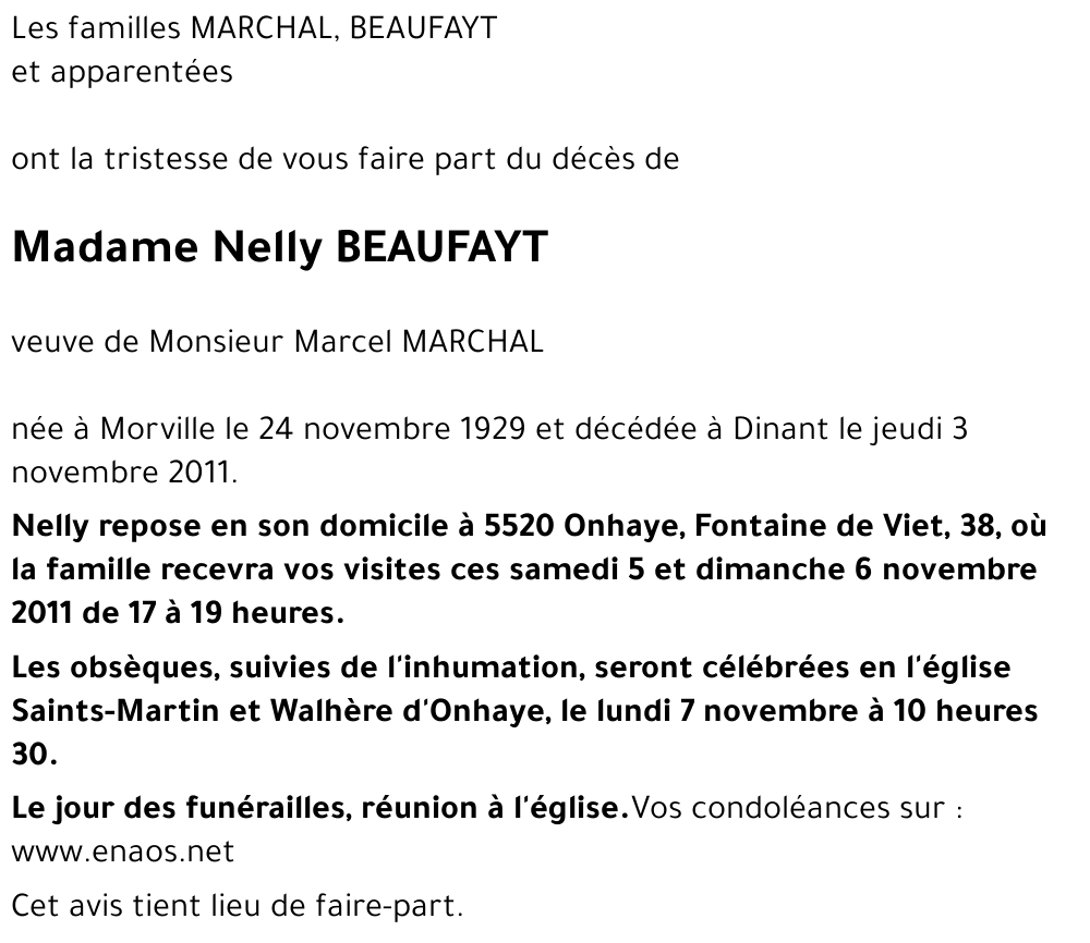 Nelly BEAUFAYT