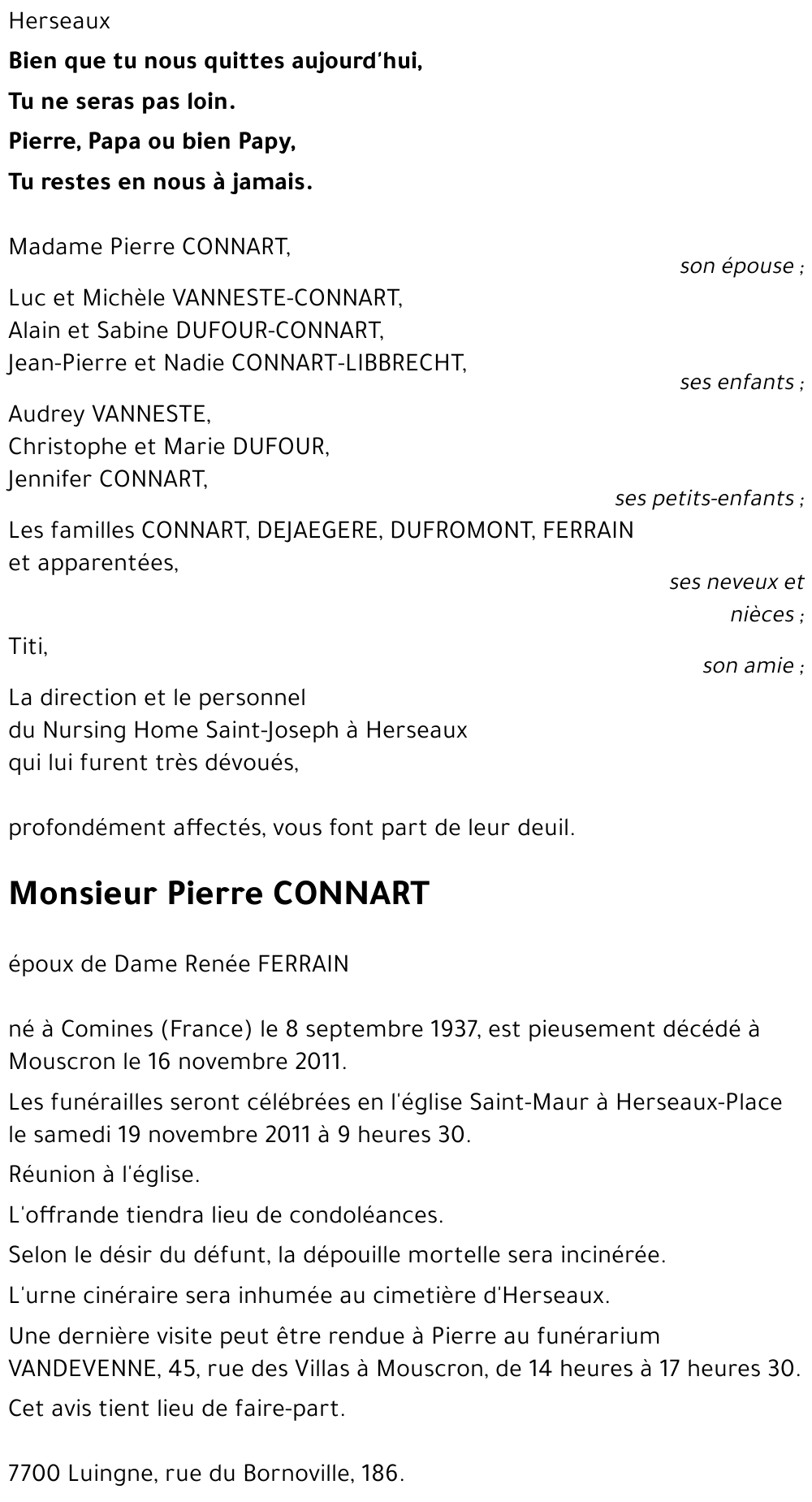 Pierre CONNART