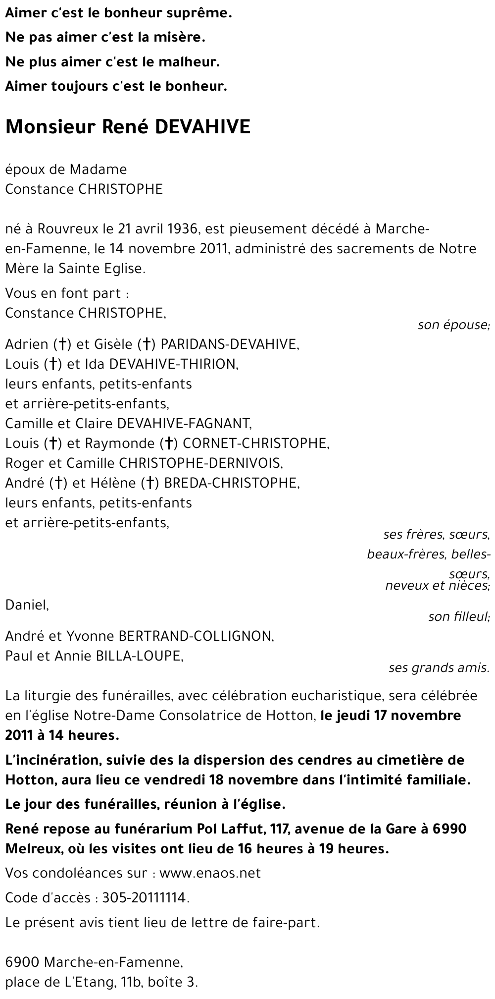 René DEVAHIVE