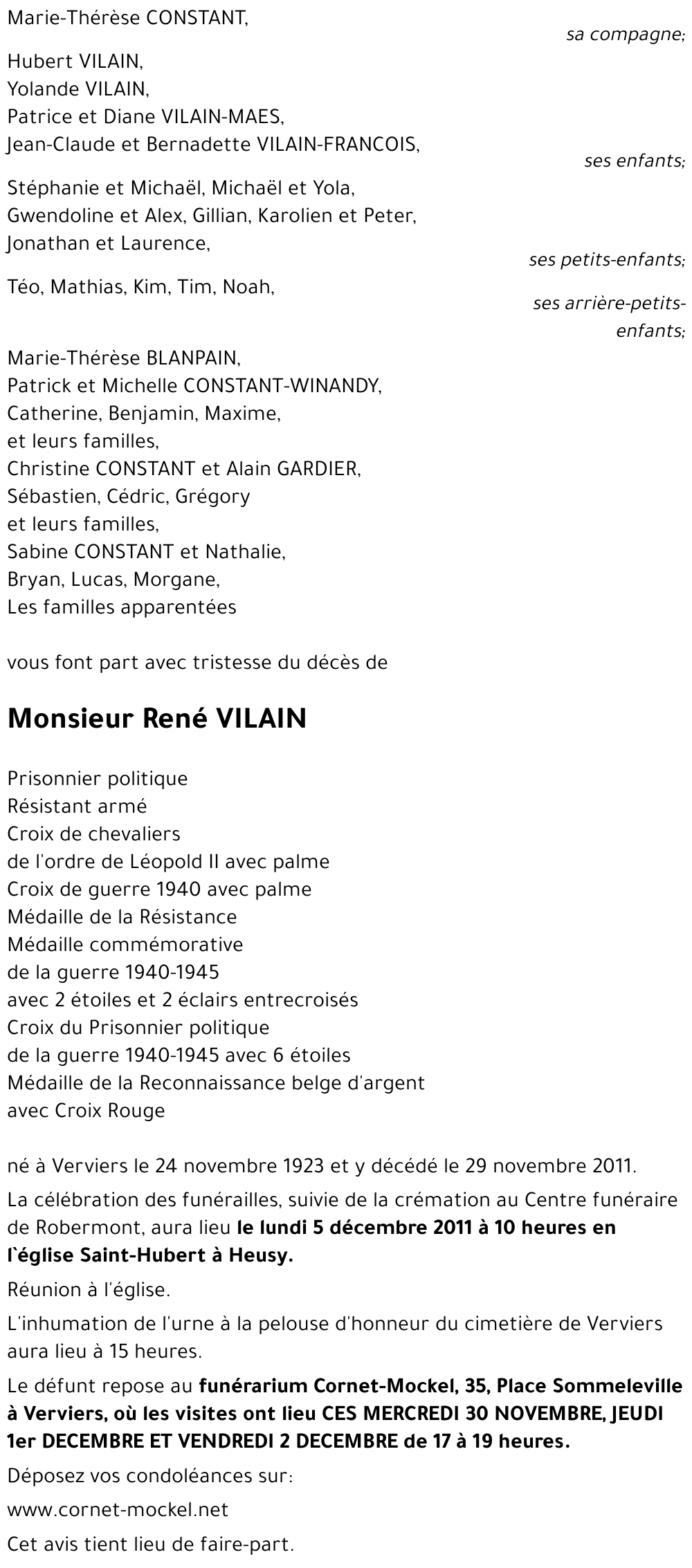 René VILAIN