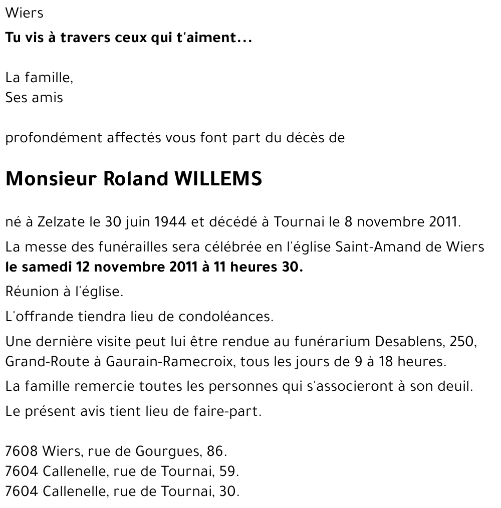 Roland WILLEMS