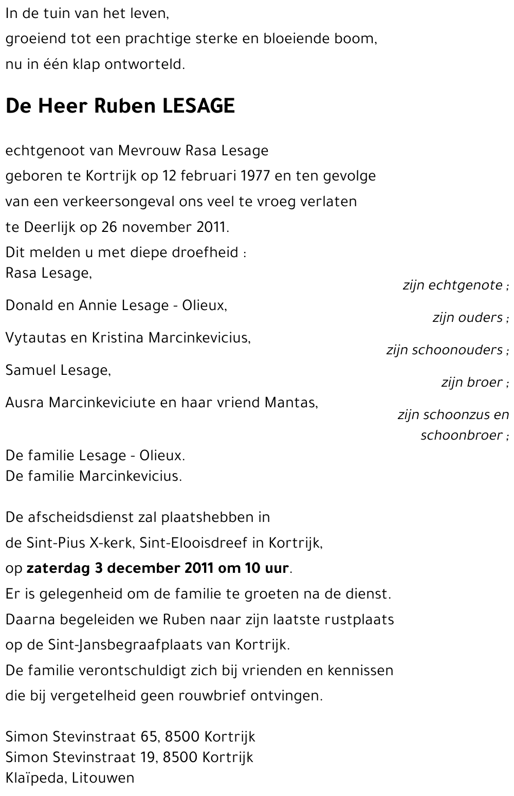 Ruben LESAGE