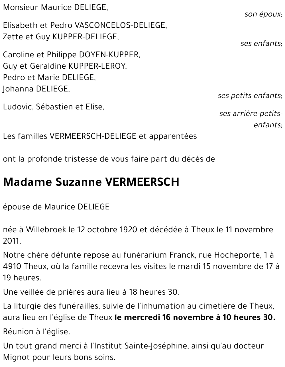 Suzanne VERMEERSCH