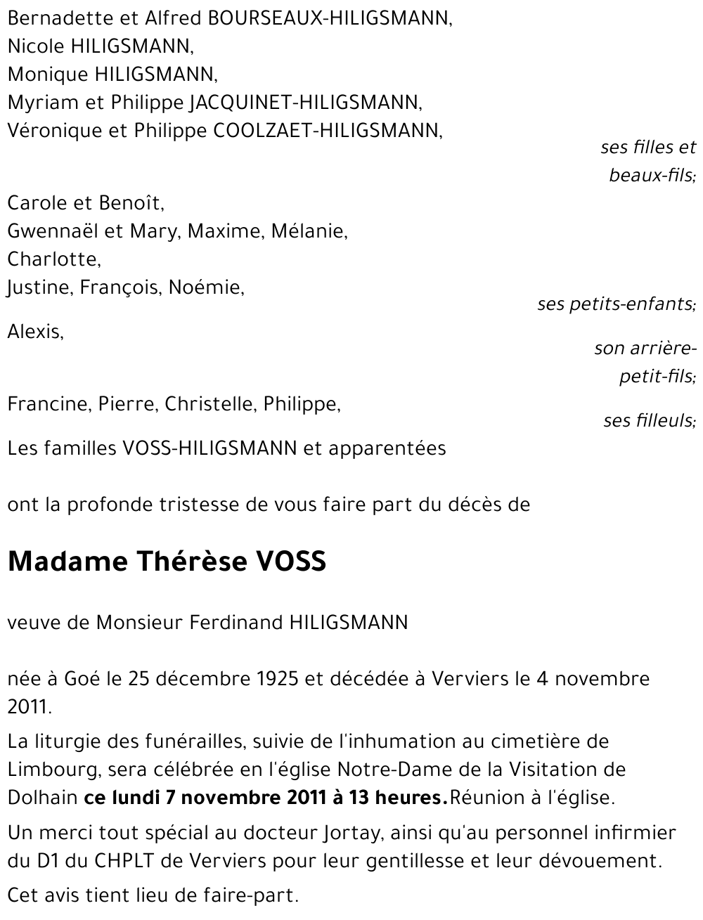 Thérèse VOSS