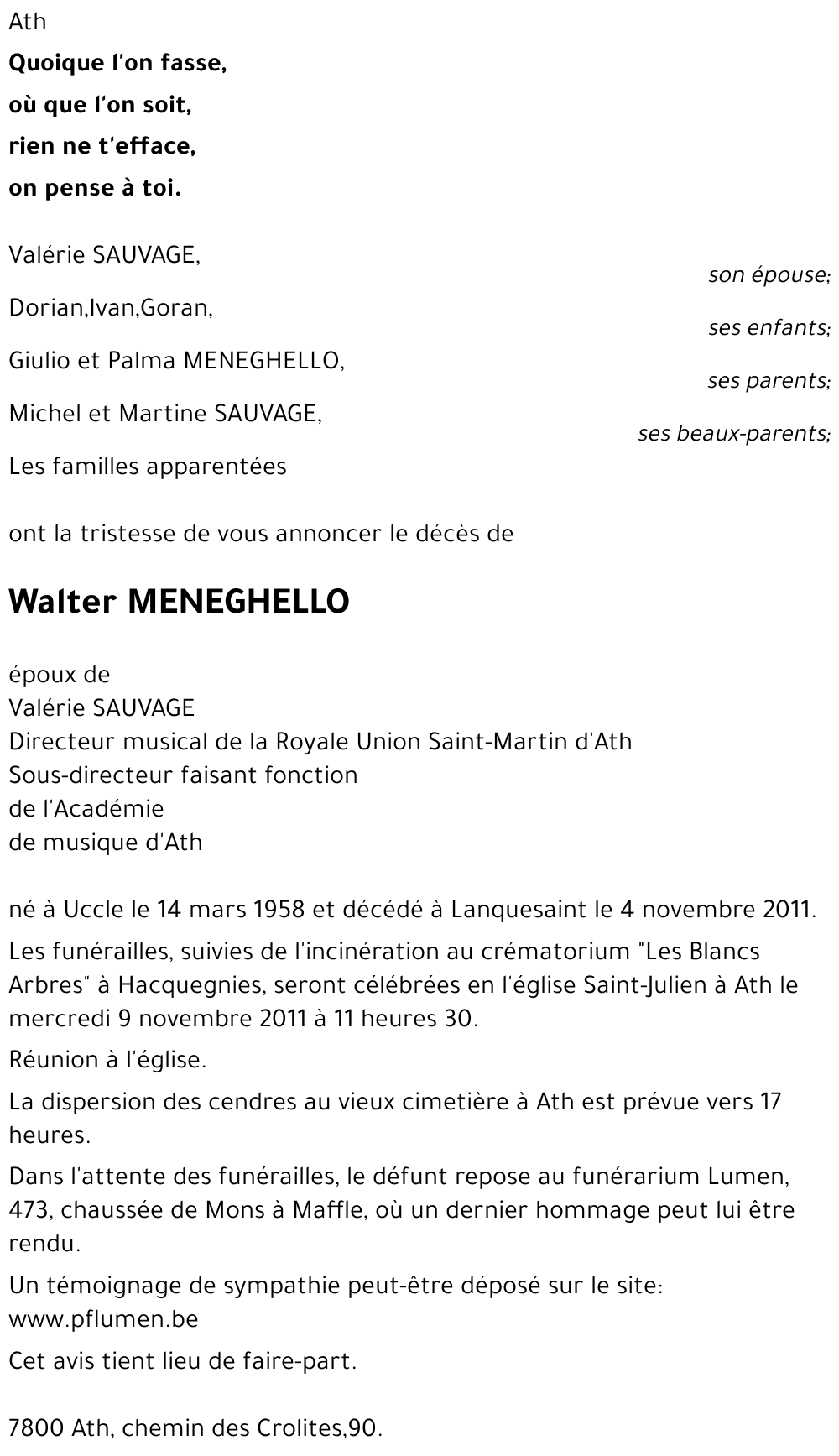 Walter Meneghello