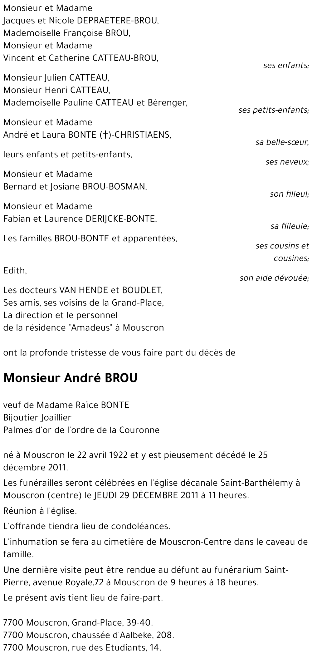 André BROU