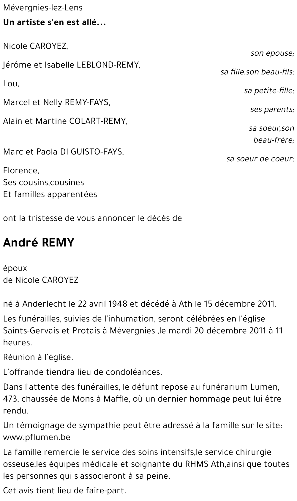 André REMY