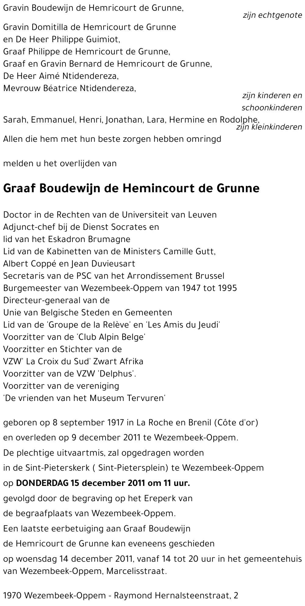 Boudewijn de Hemincourt de Grunne