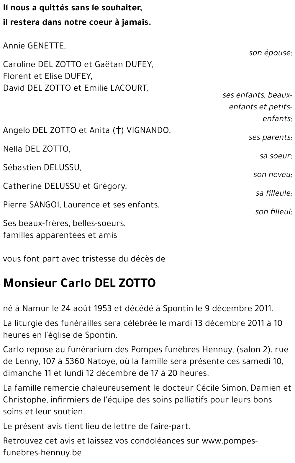 Carlo DEL ZOTTO