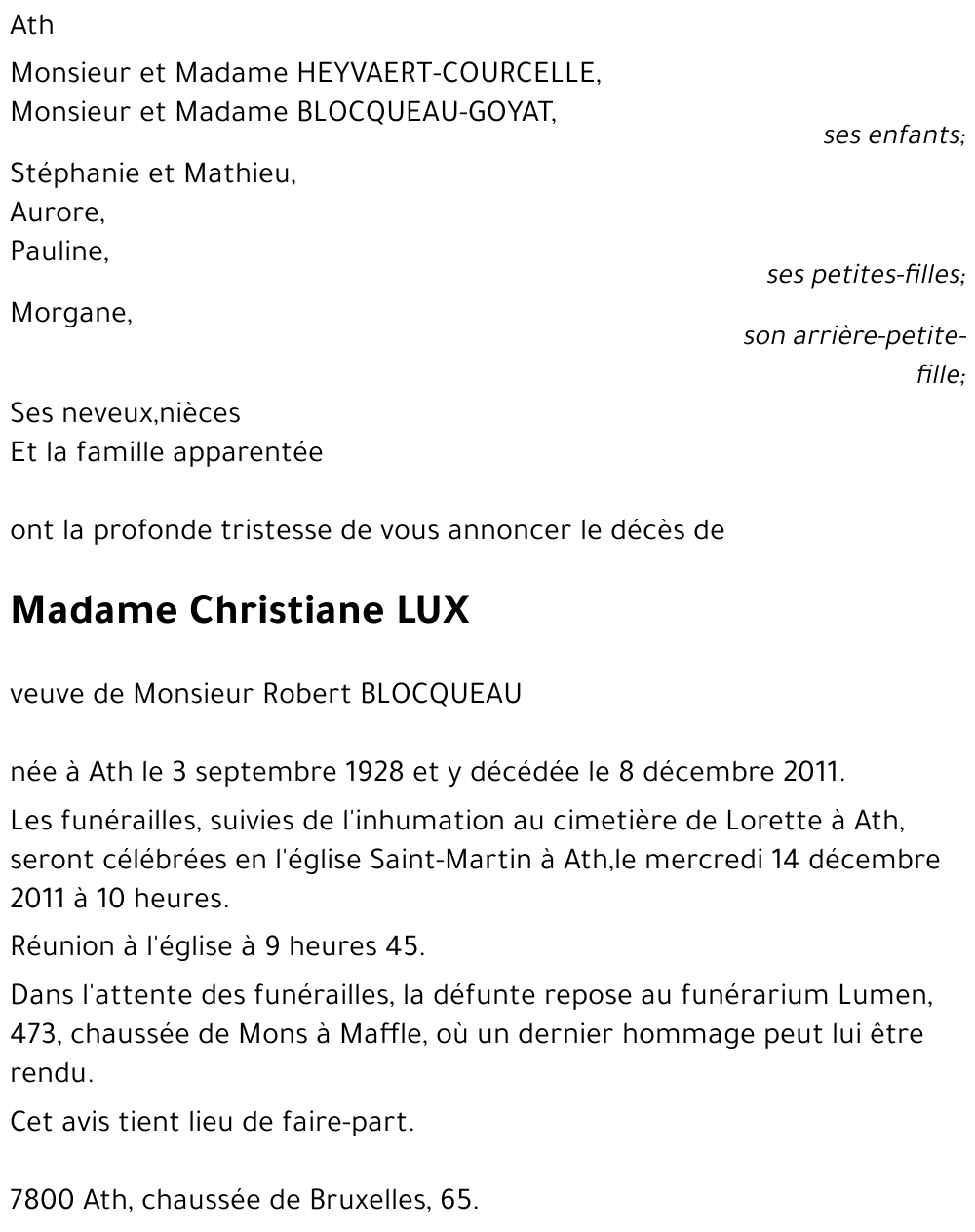 Christiane LUX