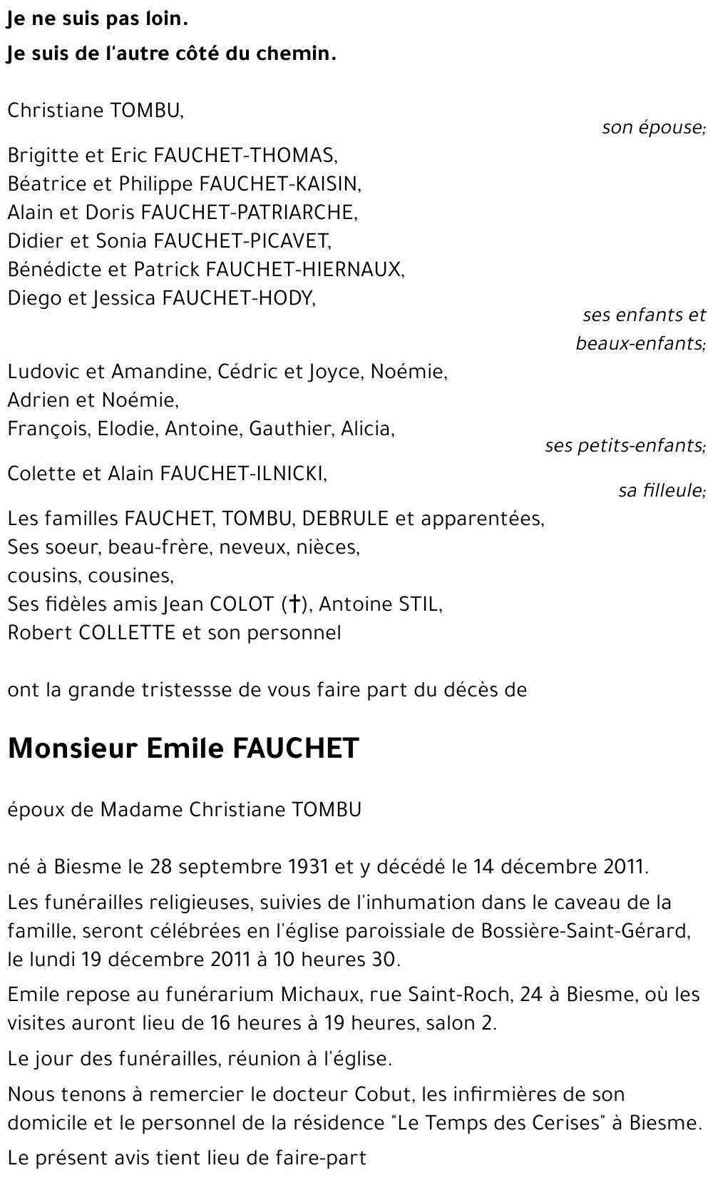 Emile FAUCHET