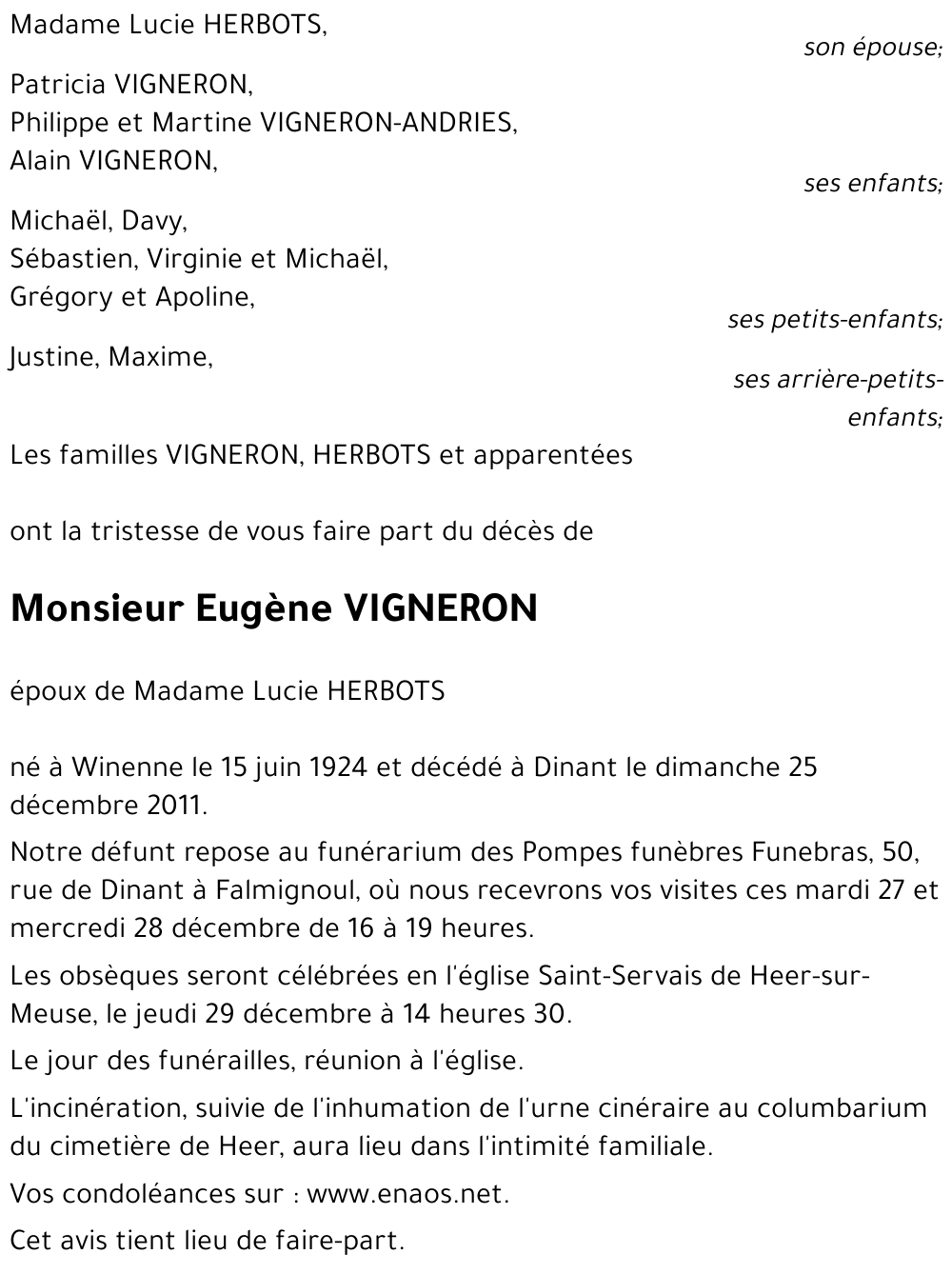 Eugène VIGNERON