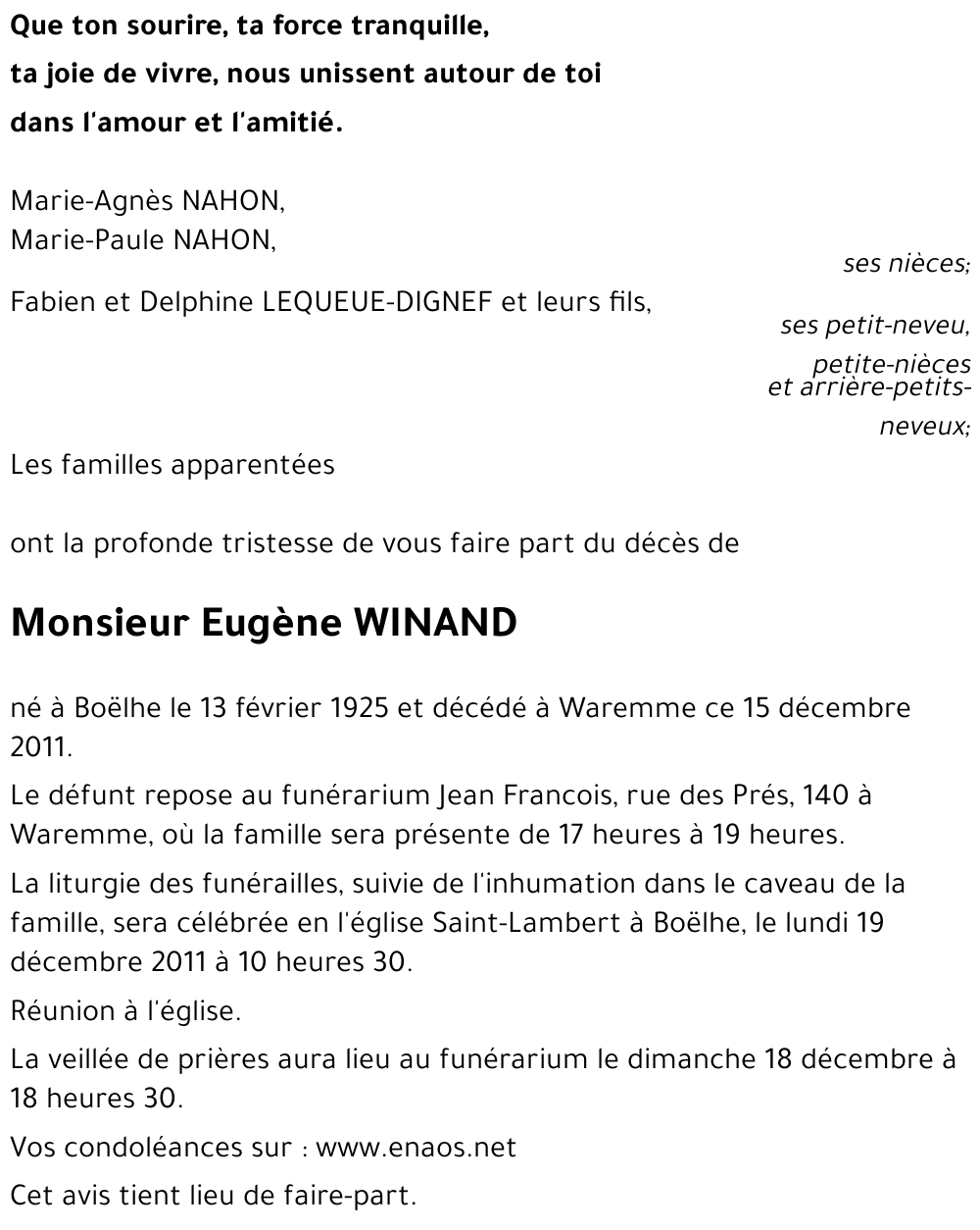 Eugène WINAND