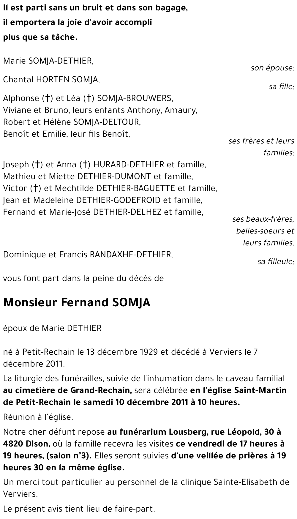 Fernand SOMJA