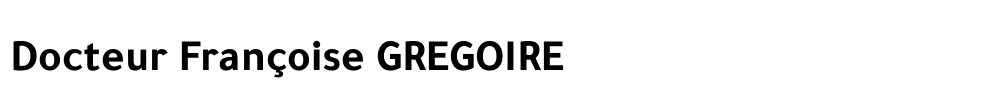 Françoise GREGOIRE
