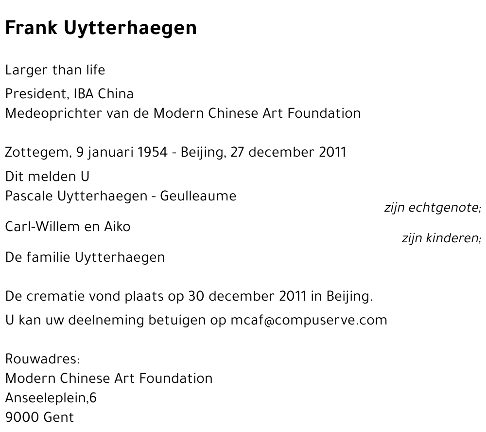 Frank UYTTERHAEGEN