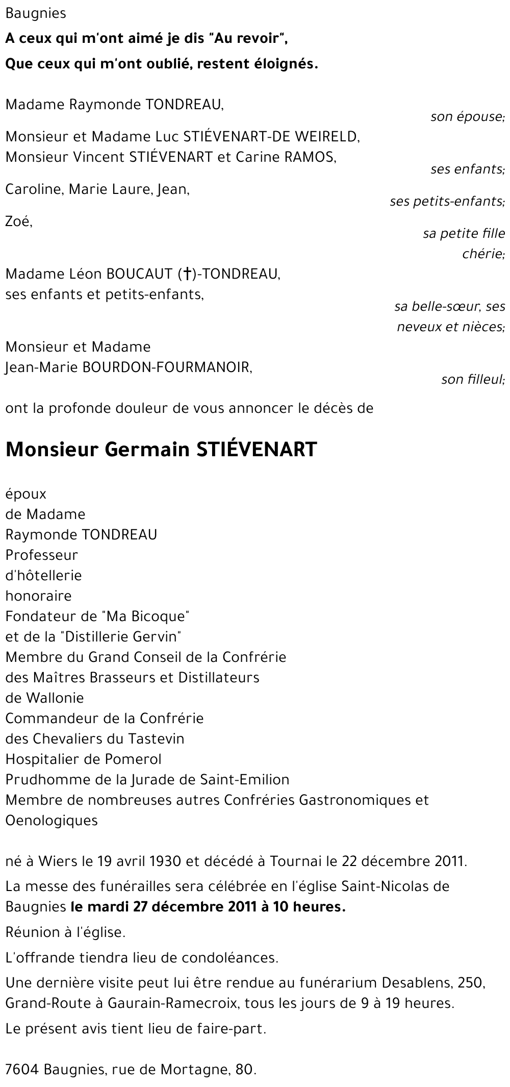 Germain STIÉVENART