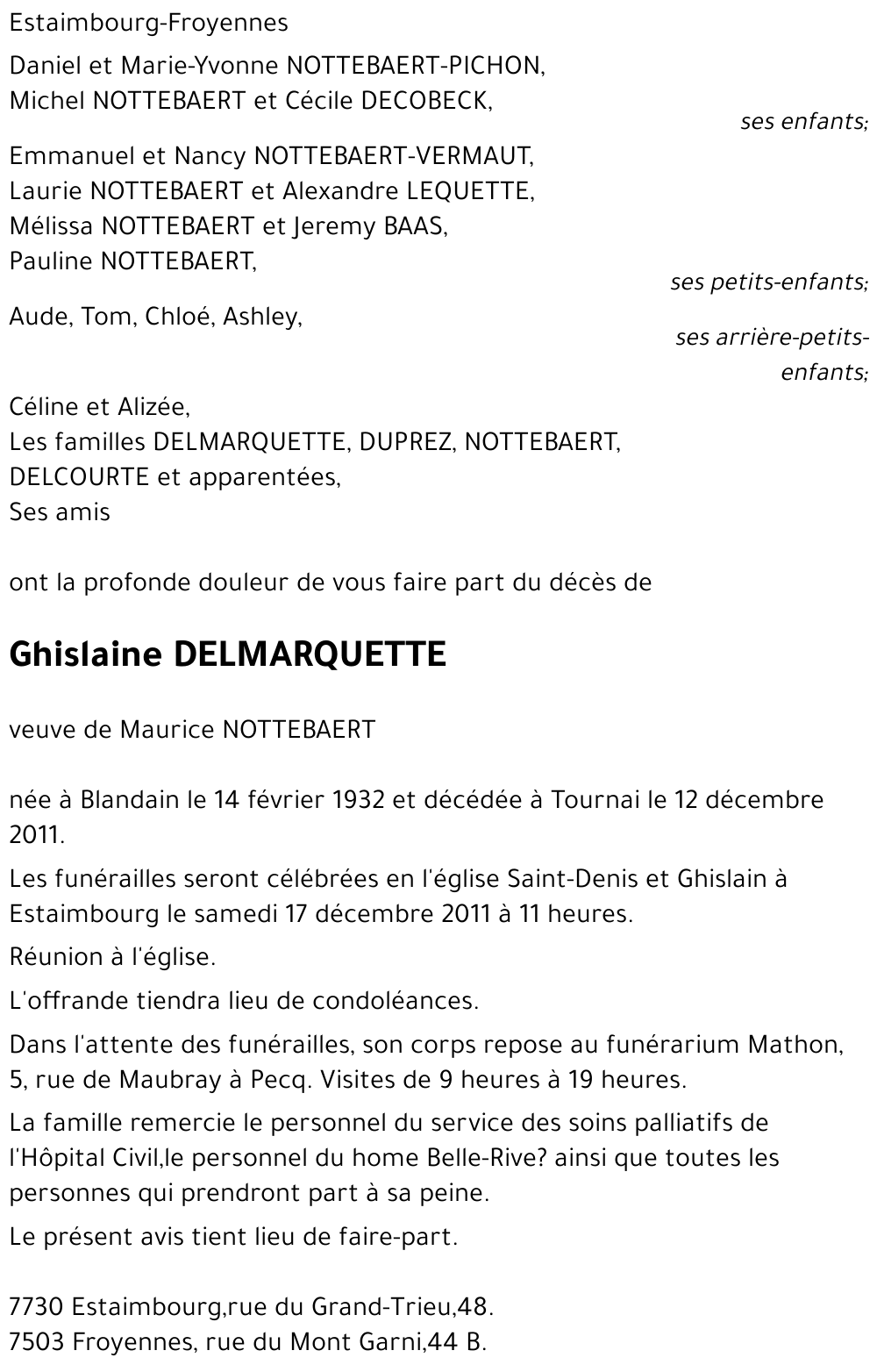 Ghislaine DELMARQUETTE