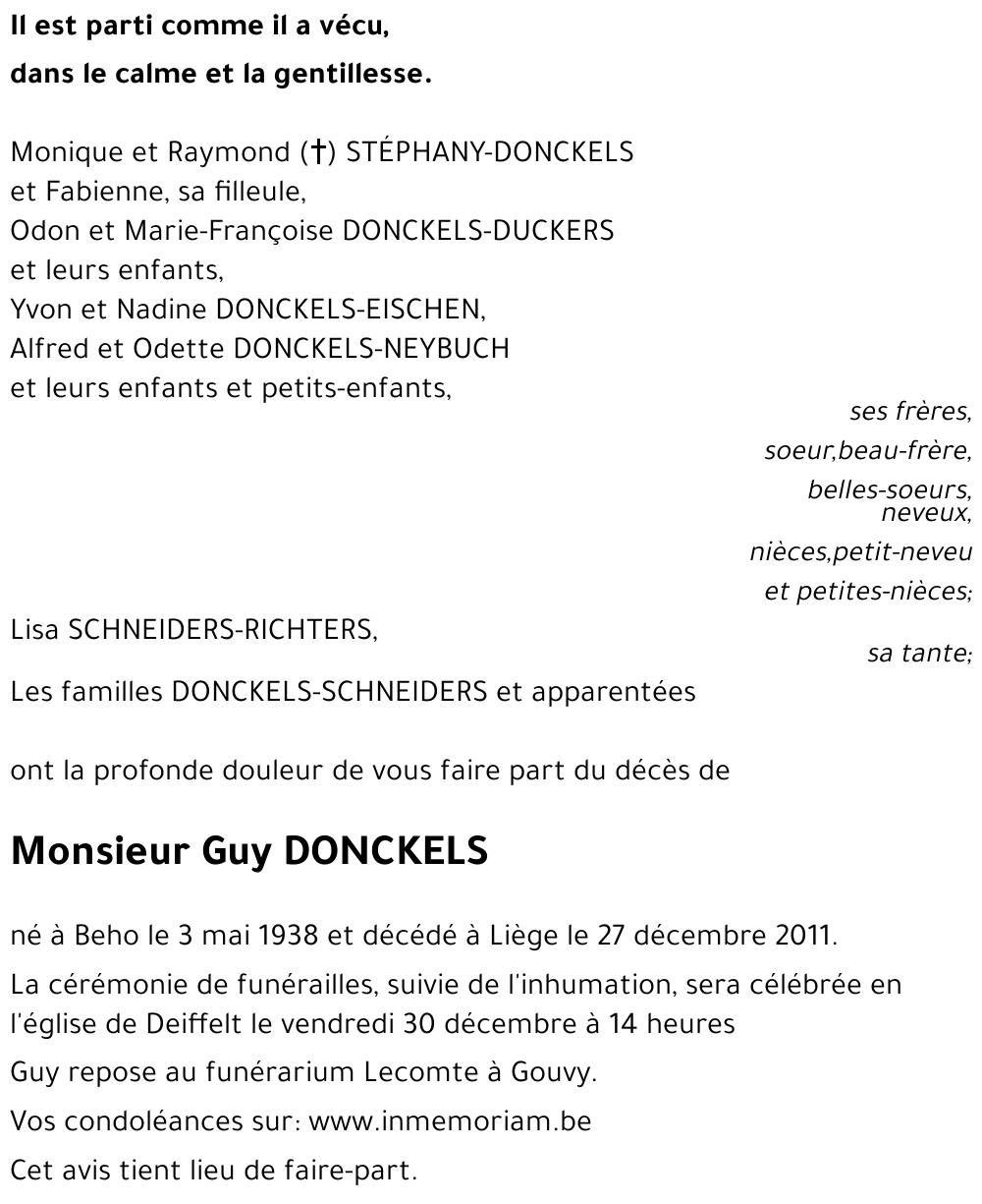 Guy Donckels