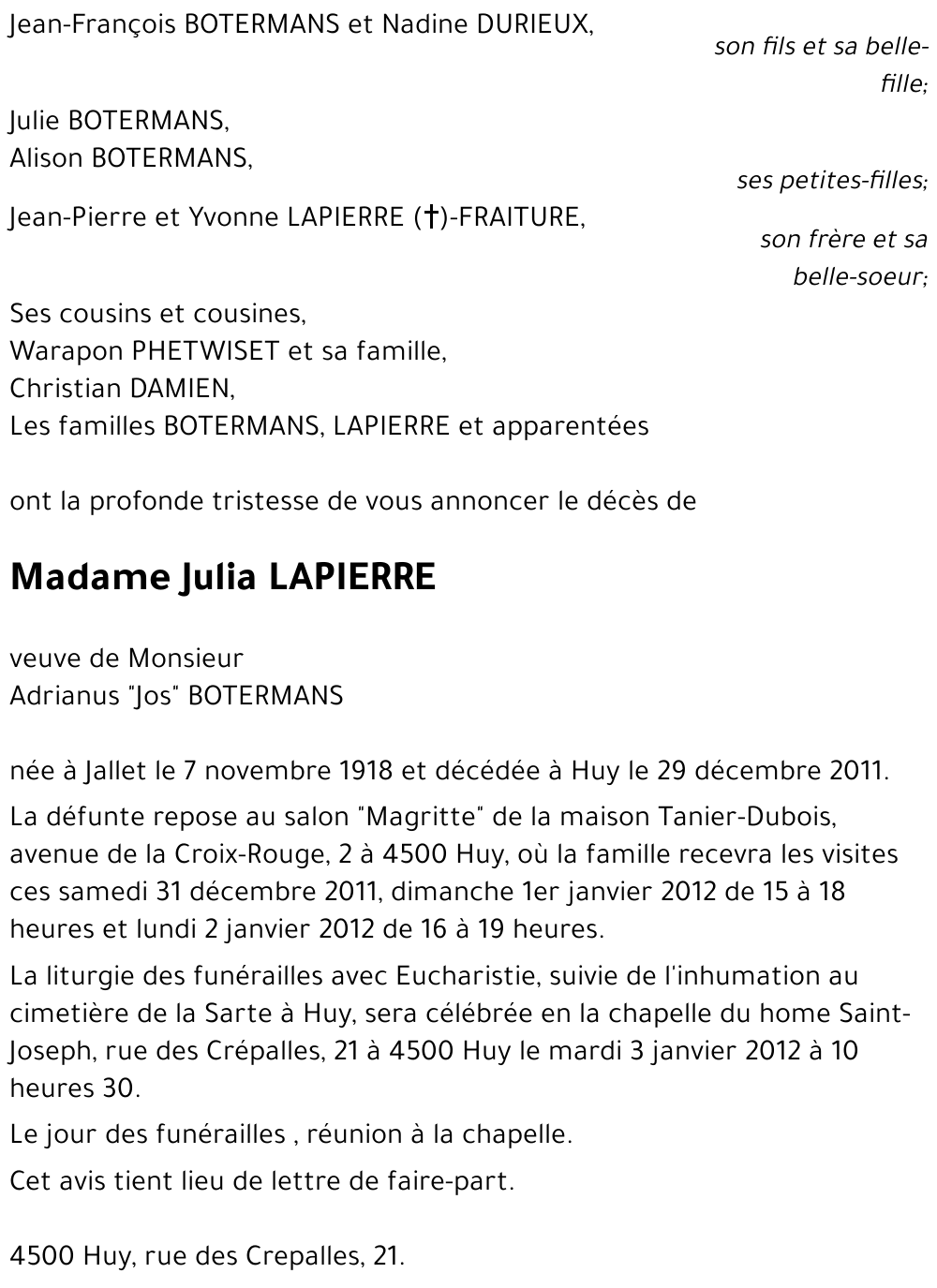Julia LAPIERRE
