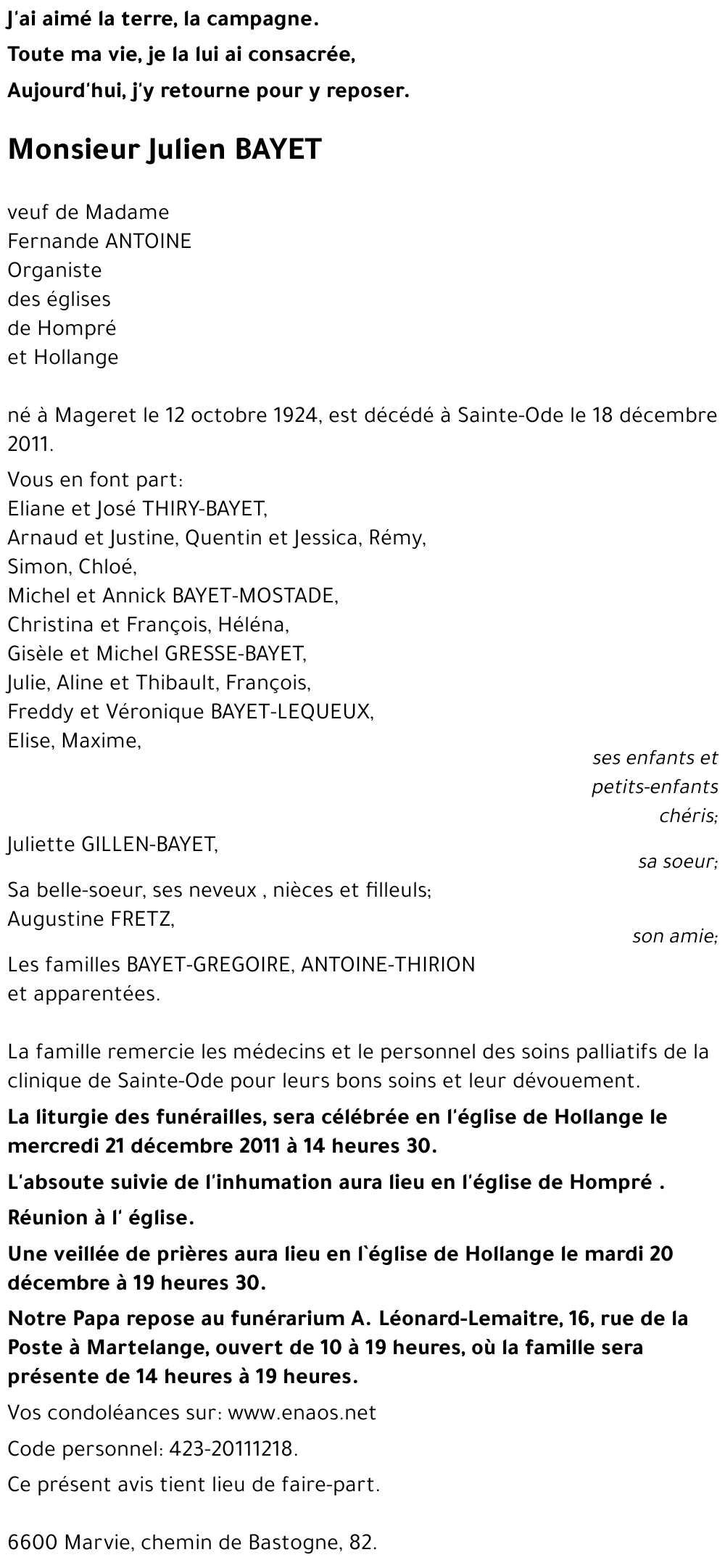 Julien BAYET