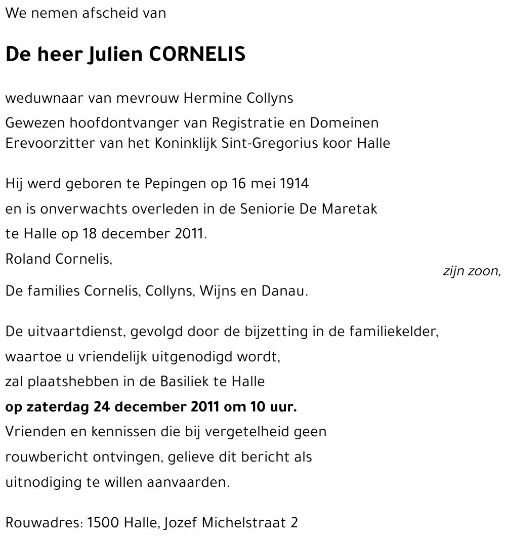 Julien CORNELIS