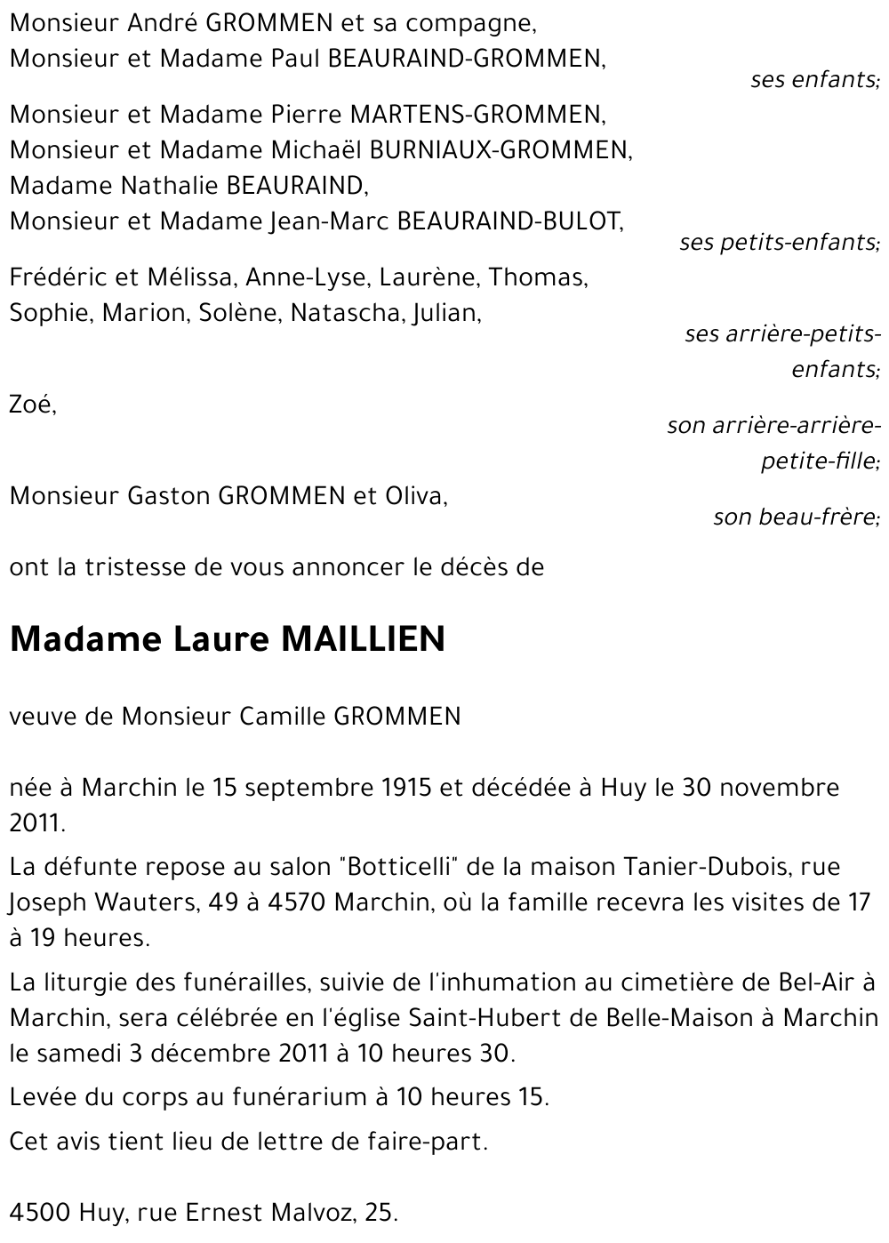 Laure MAILLIEN