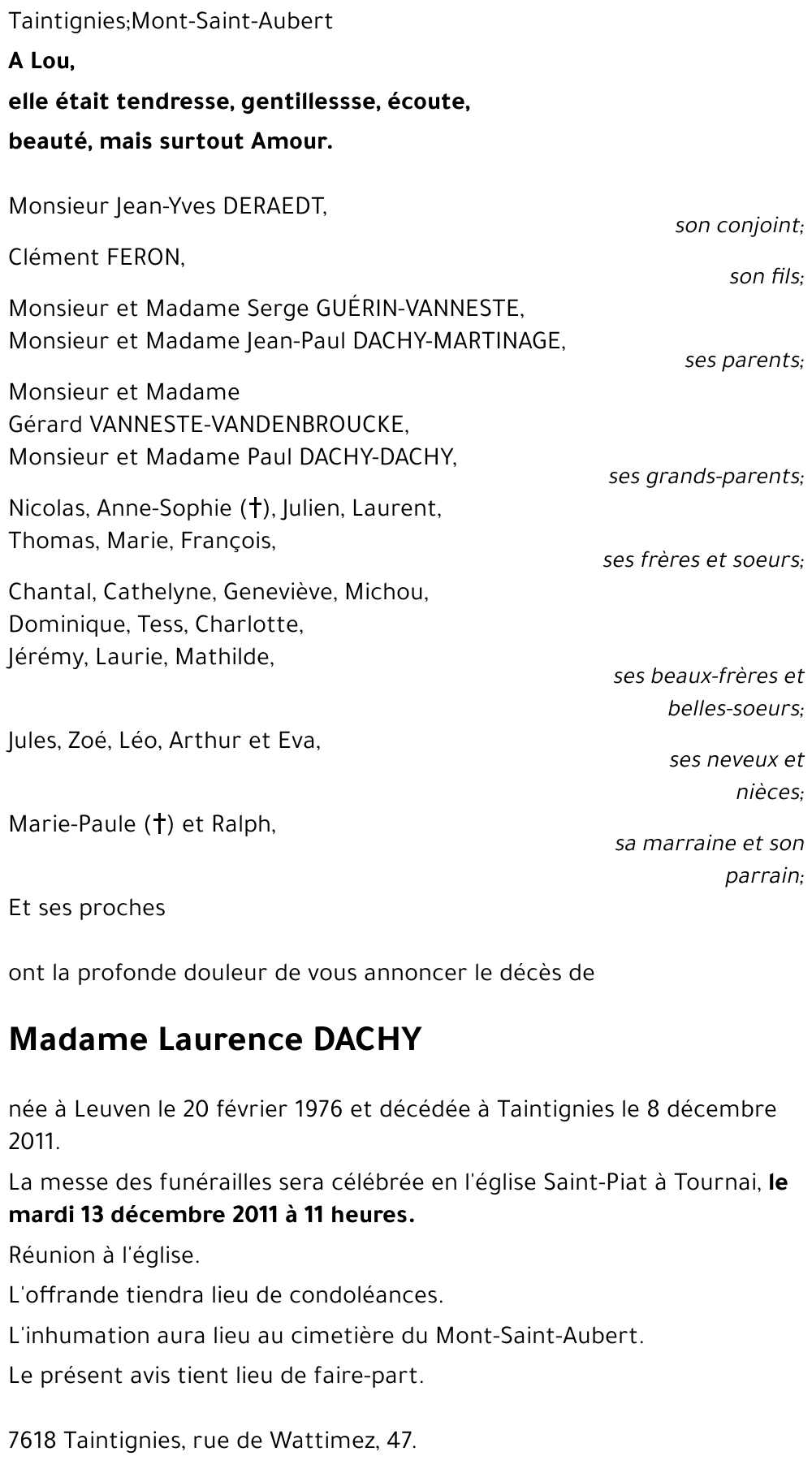 Laurence DACHY