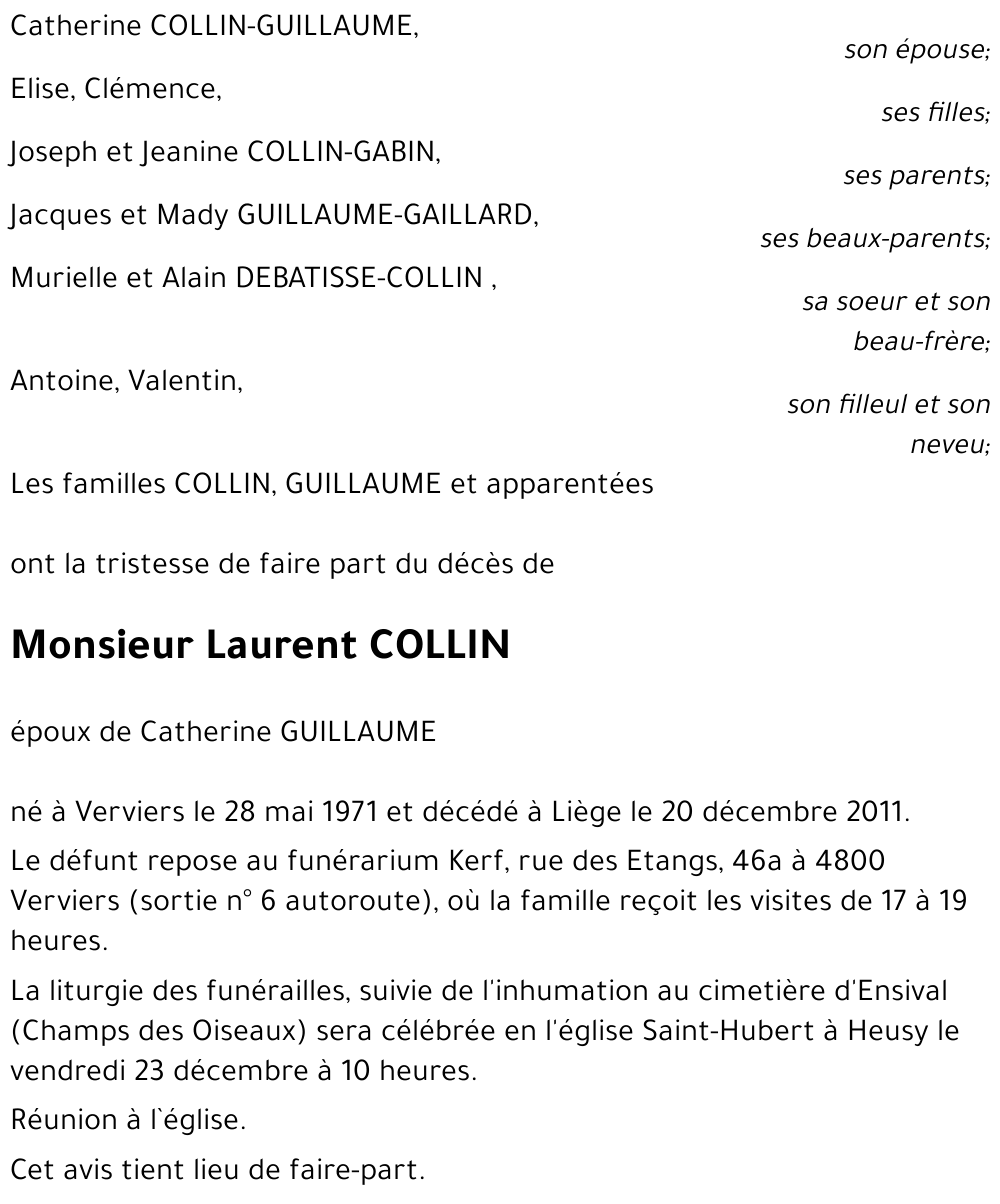 Laurent COLLIN