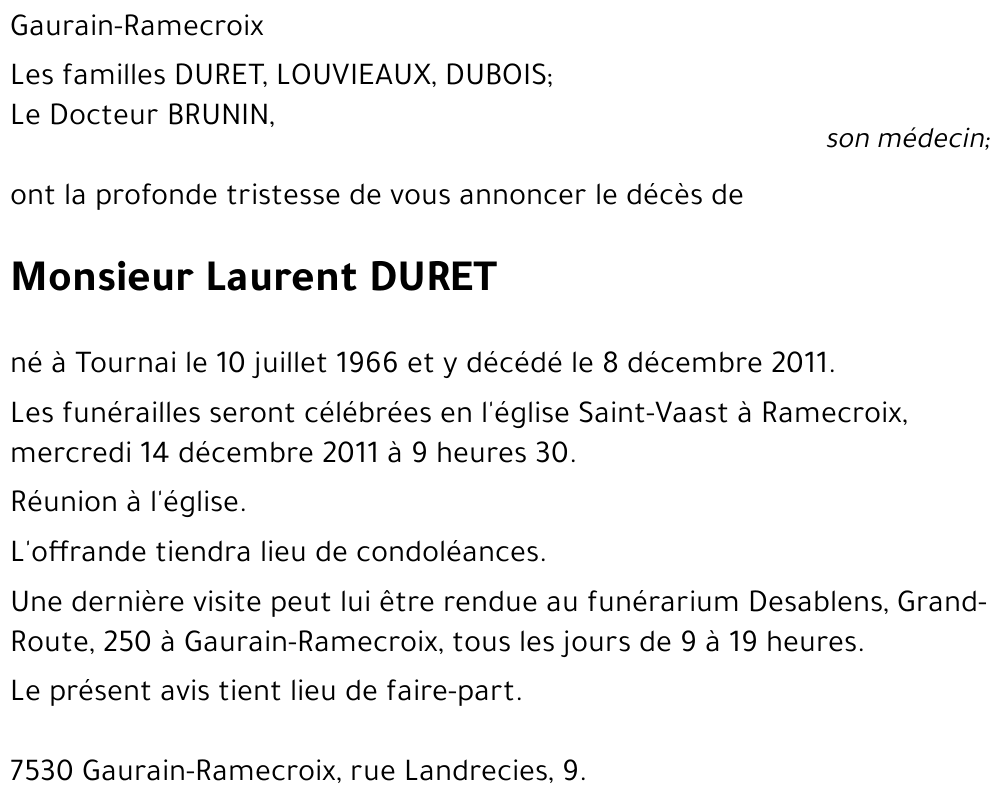 Laurent DURET