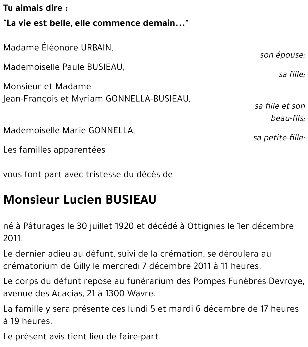 Lucien Busieau