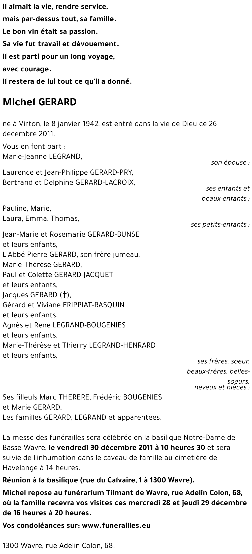 Michel GERARD