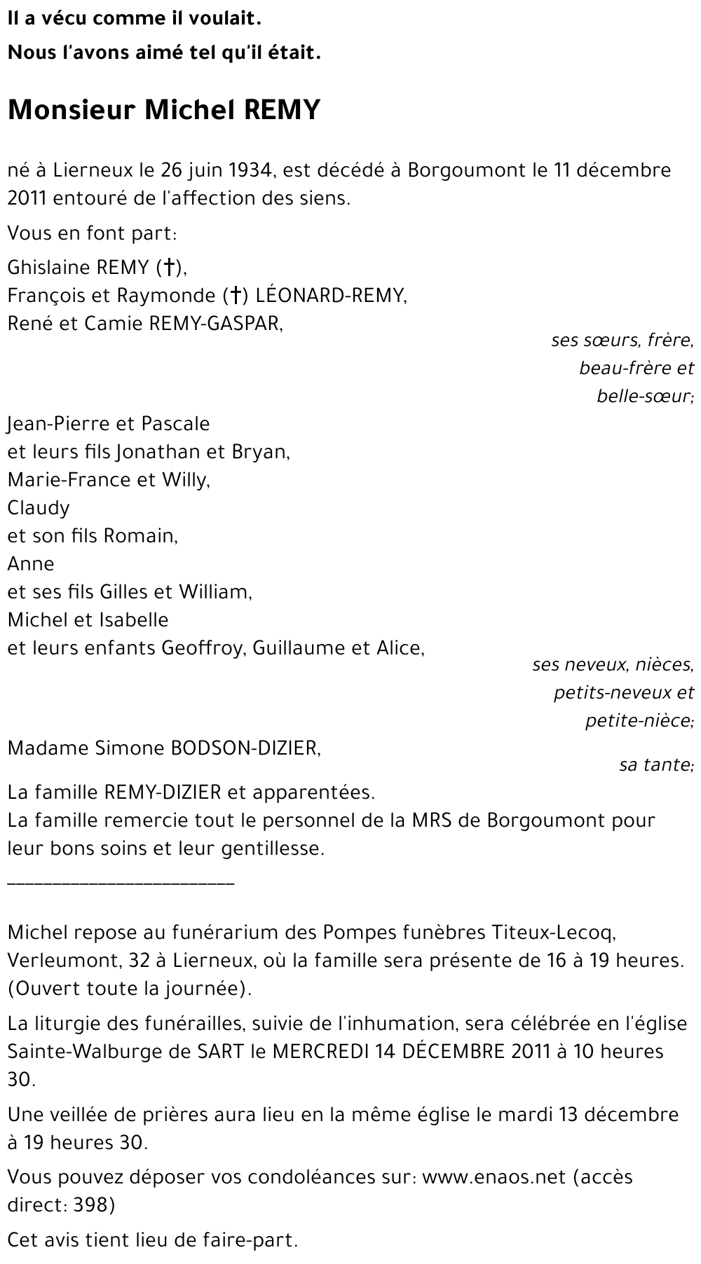 Michel REMY