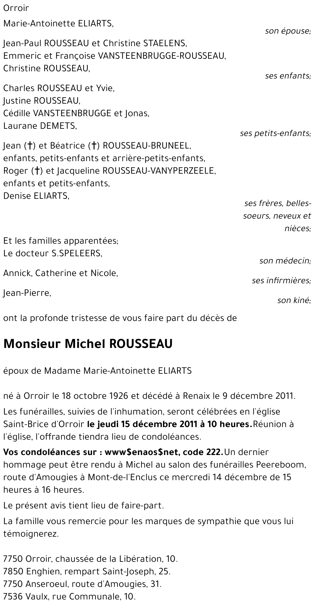 Michel ROUSSEAU