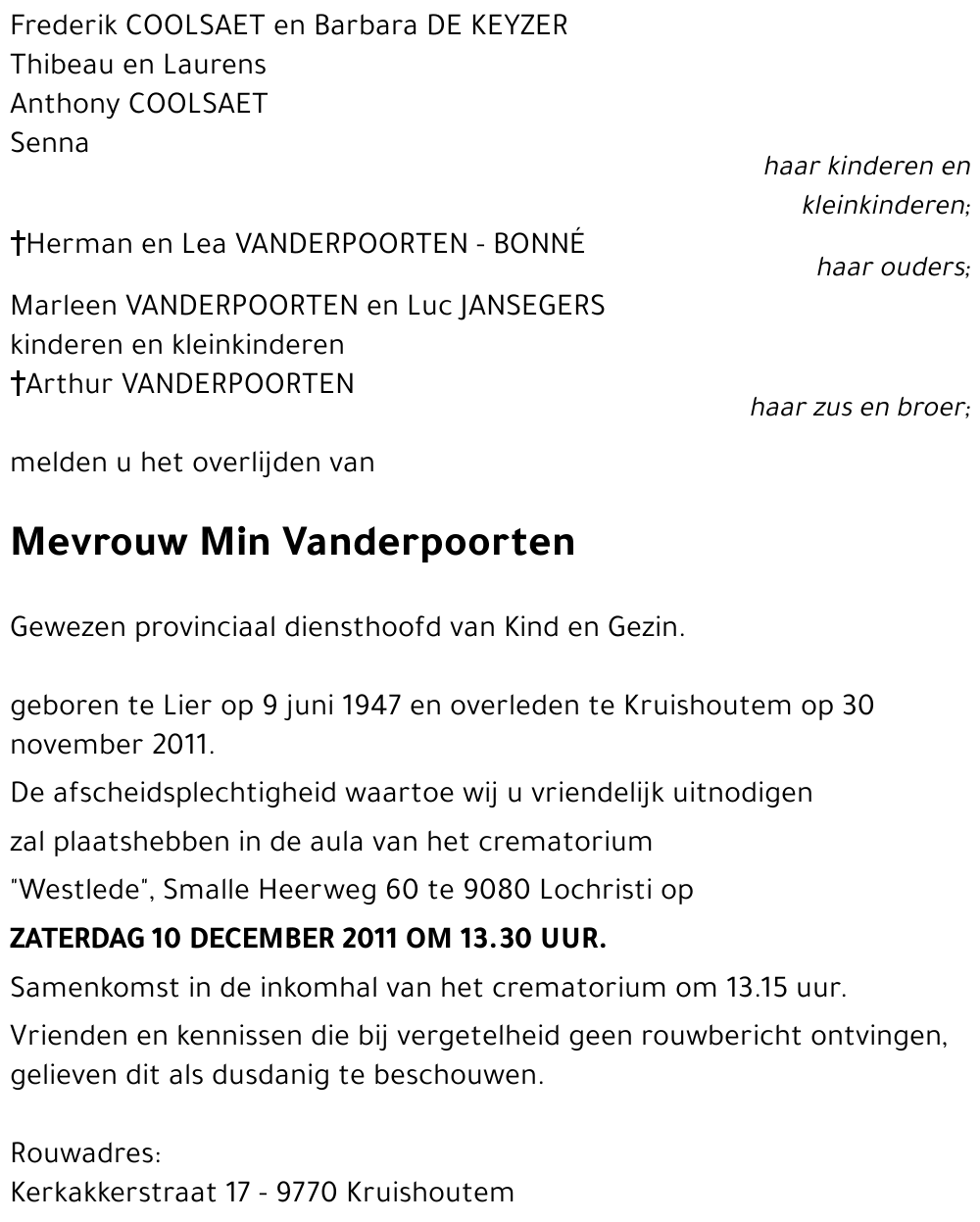 Min Vanderpoorten