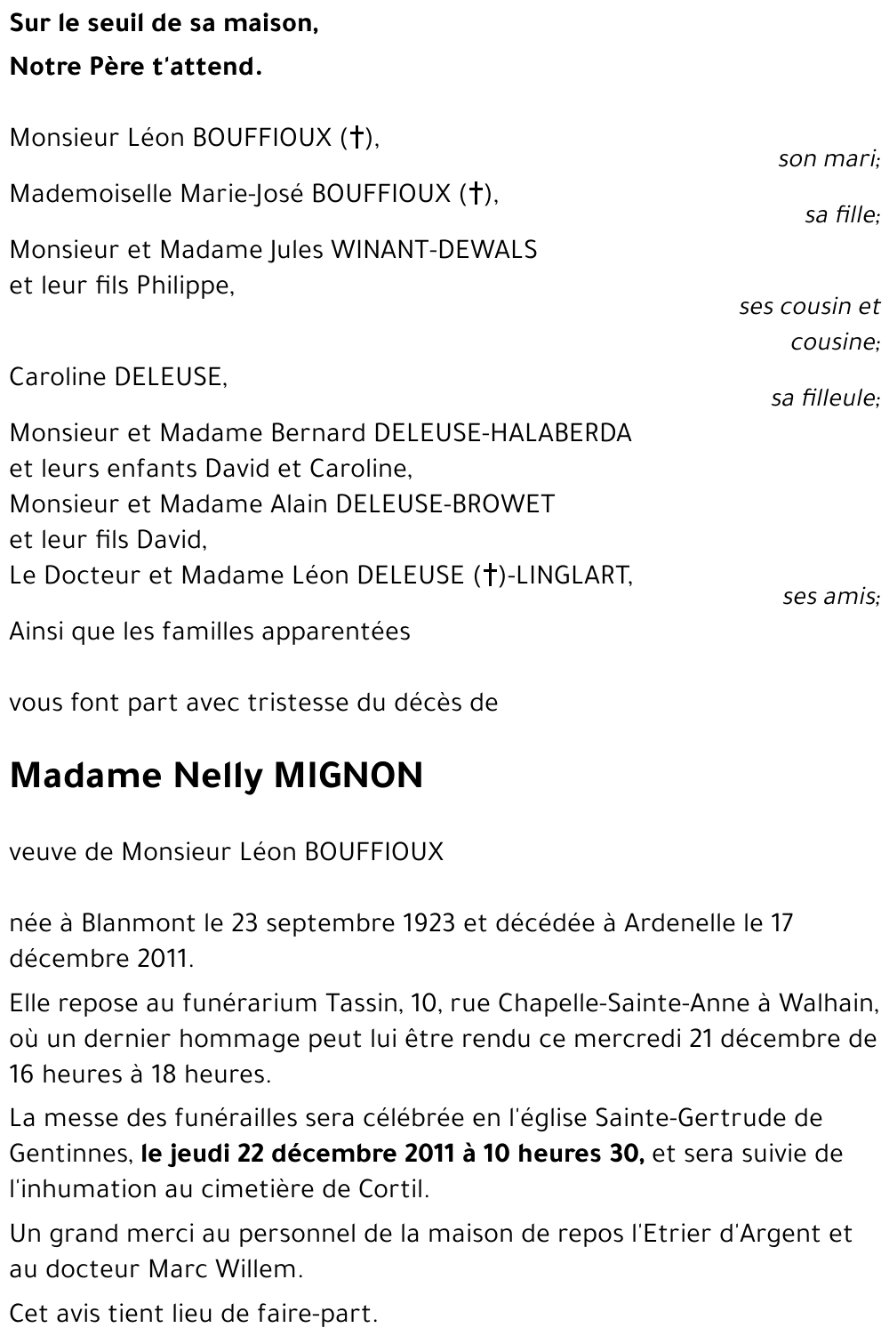 Nelly MIGNON