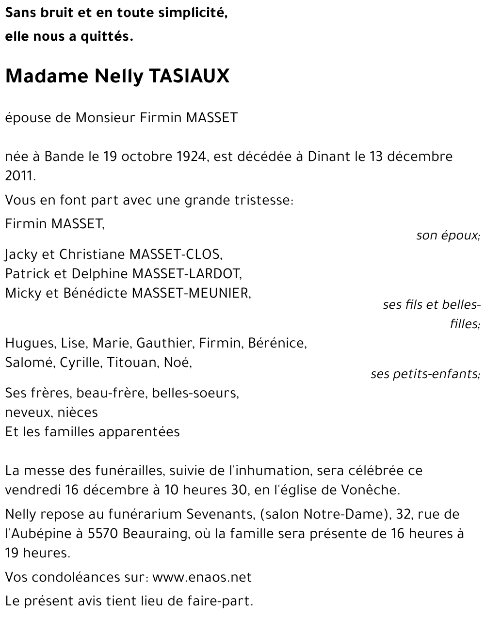 Nelly TASIAUX