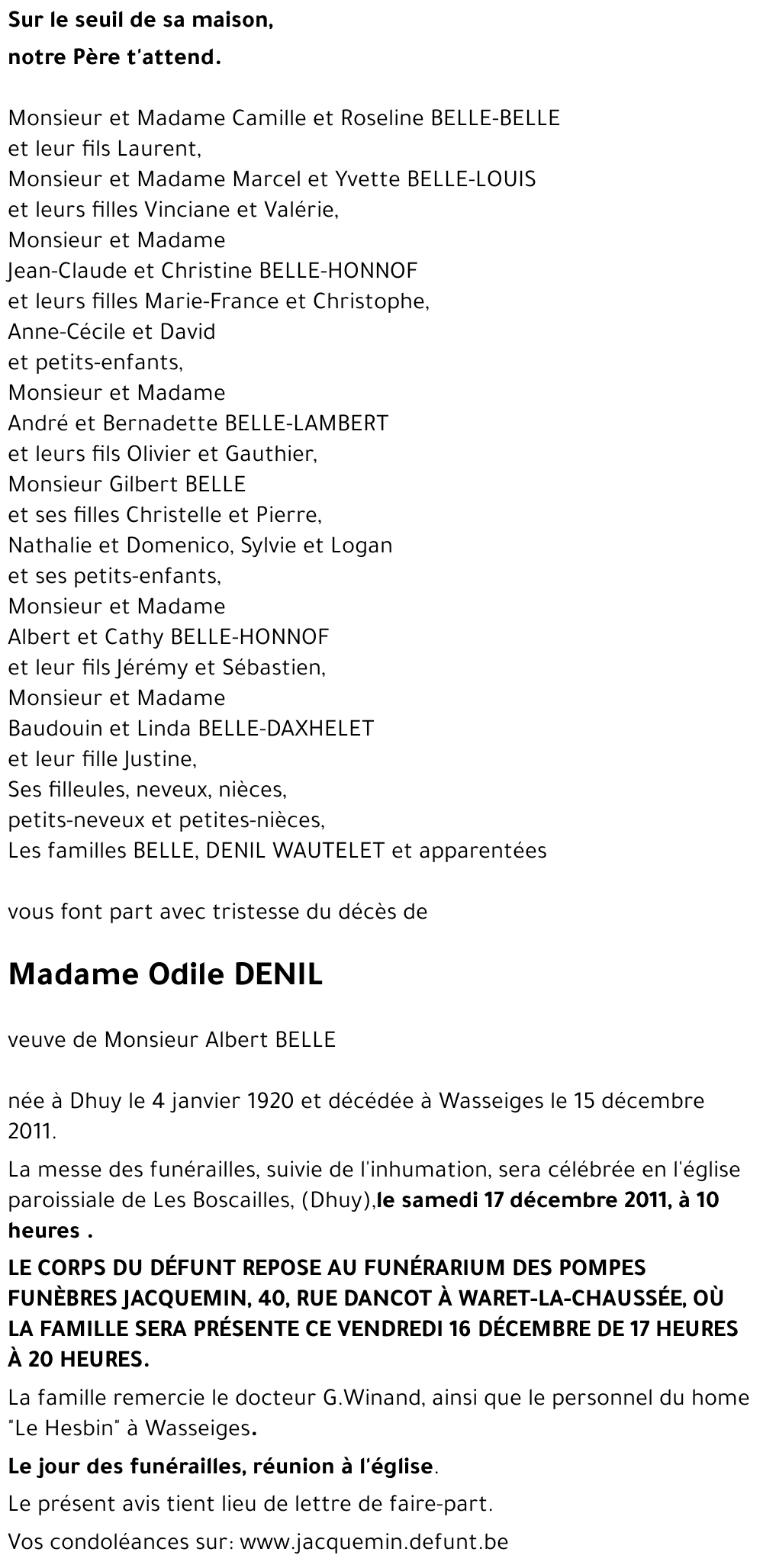 Odile DENIL